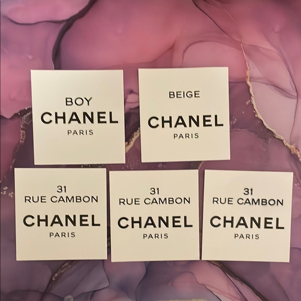 Authentic Chanel Cards